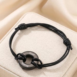 Personalized Cremation Urn Bracelet For Mens, Custom Circle Of Life Remembrance Urn Jewelry For Womens, Engraved Memorial Dainty Urn Jeweley