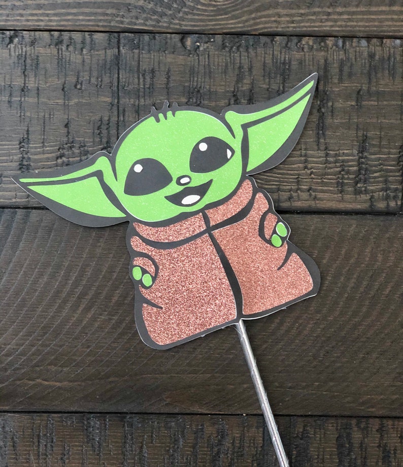 Baby Yoda Cake Topper Etsy
