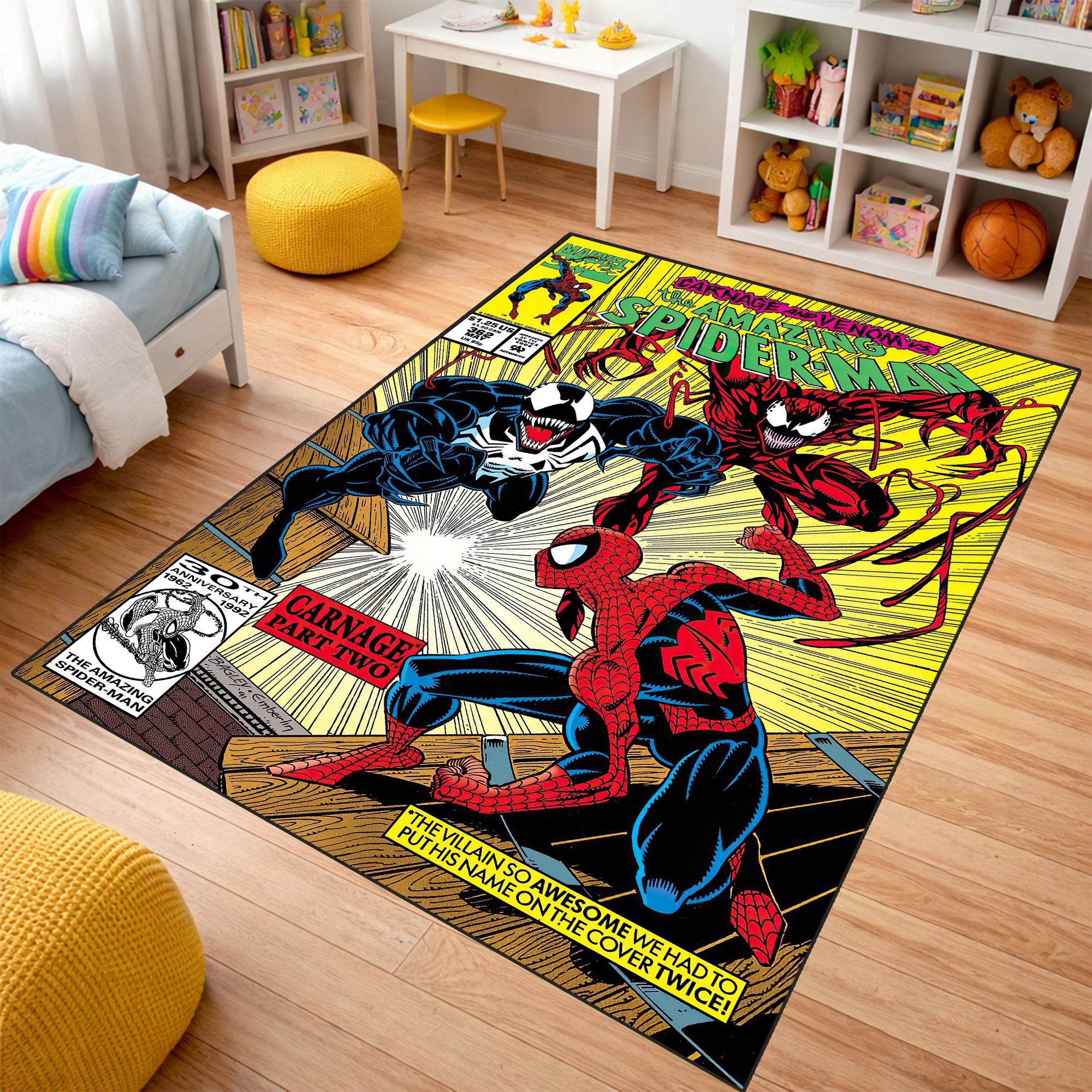 スパイダーマンカバーラグ - Etsy 日本