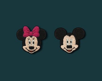 Gift For Her Handmade Mouse Brooch, Embroidered Cartoon Pin, Cute Animal Lapel Pin, Unique Jacket Bag Accessory