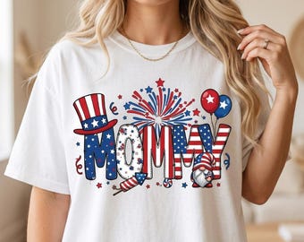 Camiseta personalizada para o 4 de julho, conjunto combinando para toda a família com nome personalizado, camiseta patriótica infantil, presente para o 250º aniversário da Independência dos EUA.