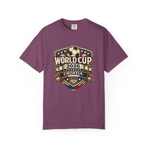 Croatia World Cup 2026 Soccer Fan T-Shirt, Vintage Crest Supporter Tee image 19