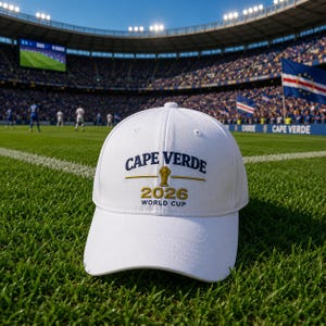 Cape Verde 2026 World Cup Embroidered Dad Cap | Football Supporter Hat