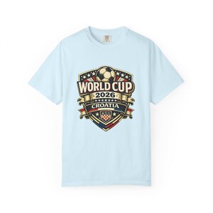 Croatia World Cup 2026 Soccer Fan T-Shirt, Vintage Crest Supporter Tee image 12