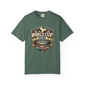 Croatia World Cup 2026 Soccer Fan T-Shirt, Vintage Crest Supporter Tee image 10