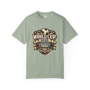 Croatia World Cup 2026 Soccer Fan T-Shirt, Vintage Crest Supporter Tee image 9