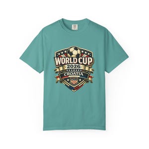Croatia World Cup 2026 Soccer Fan T-Shirt, Vintage Crest Supporter Tee image 11