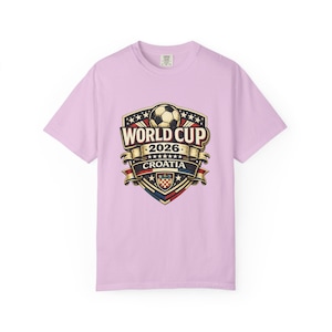 Croatia World Cup 2026 Soccer Fan T-Shirt, Vintage Crest Supporter Tee image 17
