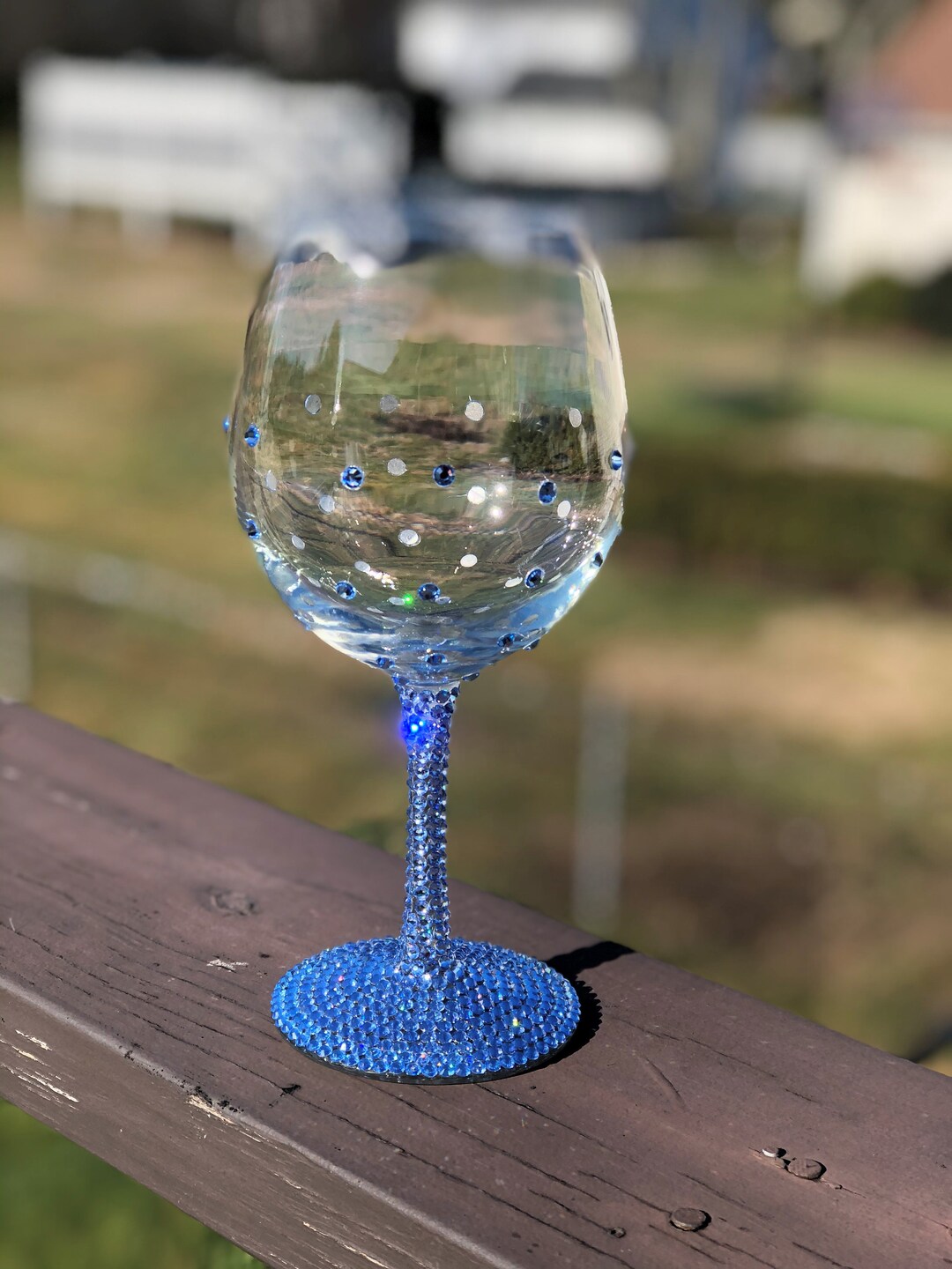Swarovski Crystal Wine Glass Etsy