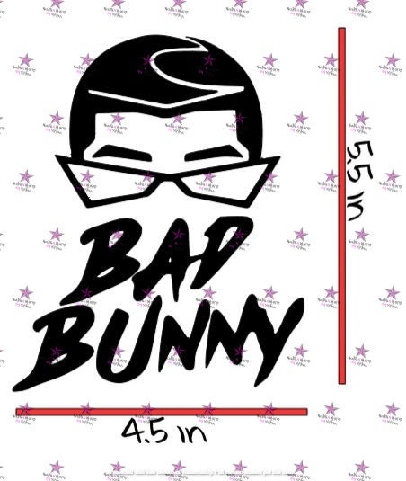 Bad Bunny Car Decal