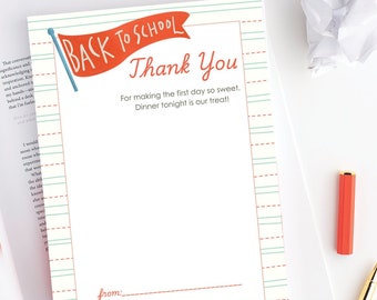 Back to School Gift Card Holder. INSTANT DOWNLOAD. Back to School Teacher Gift