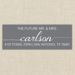Return Address Labels, Return address stickers, return address, return address label stickers, the future mr. and mrs.
