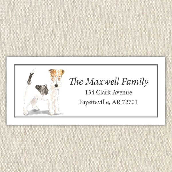 Dog Address Labels,Multiple Breeds Available, Return address stickers, return address, return address label stickers