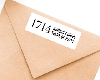House number Return Address Labels, Return address stickers, return address, return address label stickers