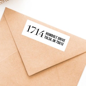 House number Return Address Labels, Return address stickers, return address, return address label stickers