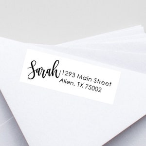 Single Name Return Address Labels, Return address stickers, return address, return address label stickers