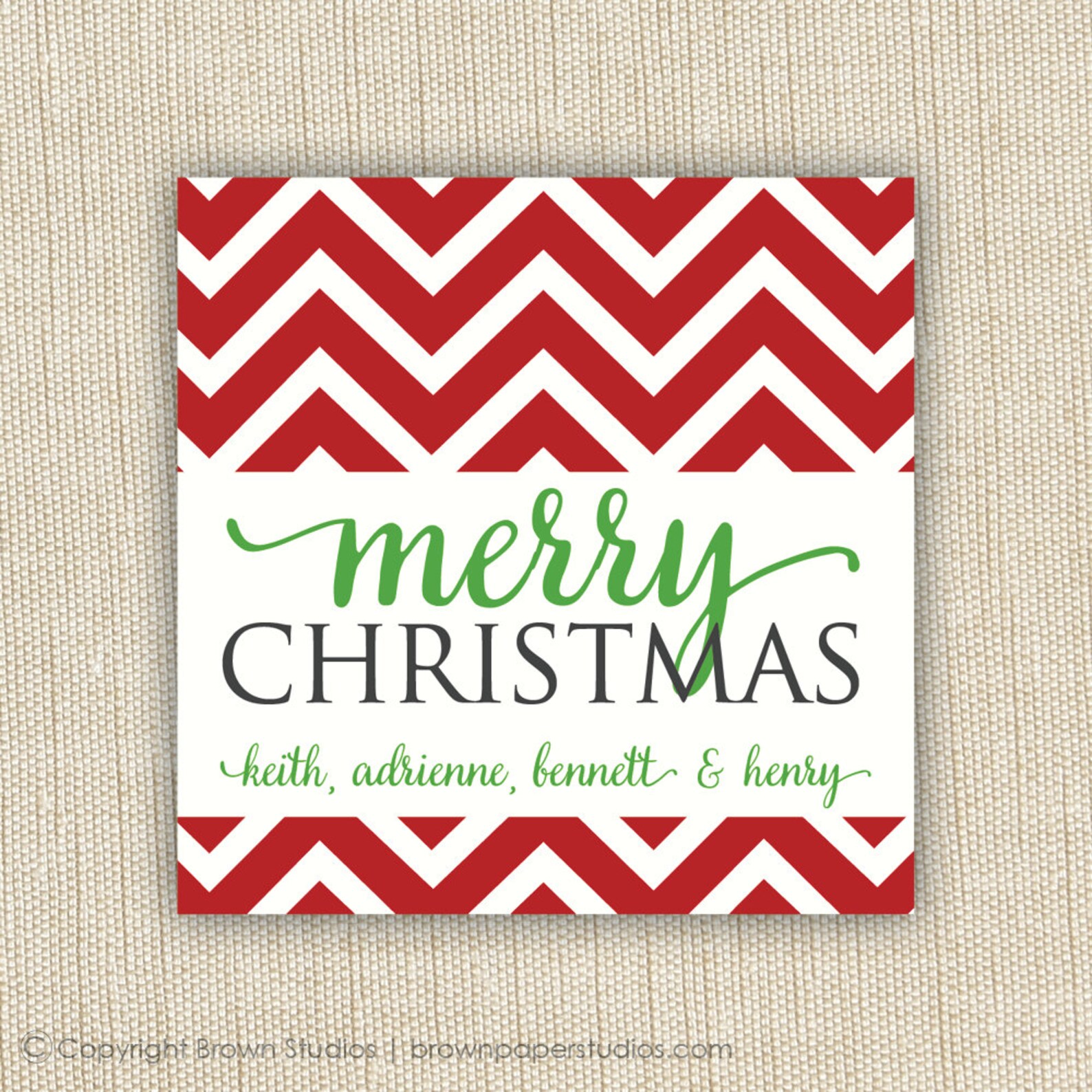 Personalized Gift Tag Label Sticker. Chevron Gift Label. Set Etsy