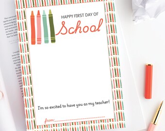 Back to School Gift Card Holder. INSTANT DOWNLOAD. Back to School Teacher Gift