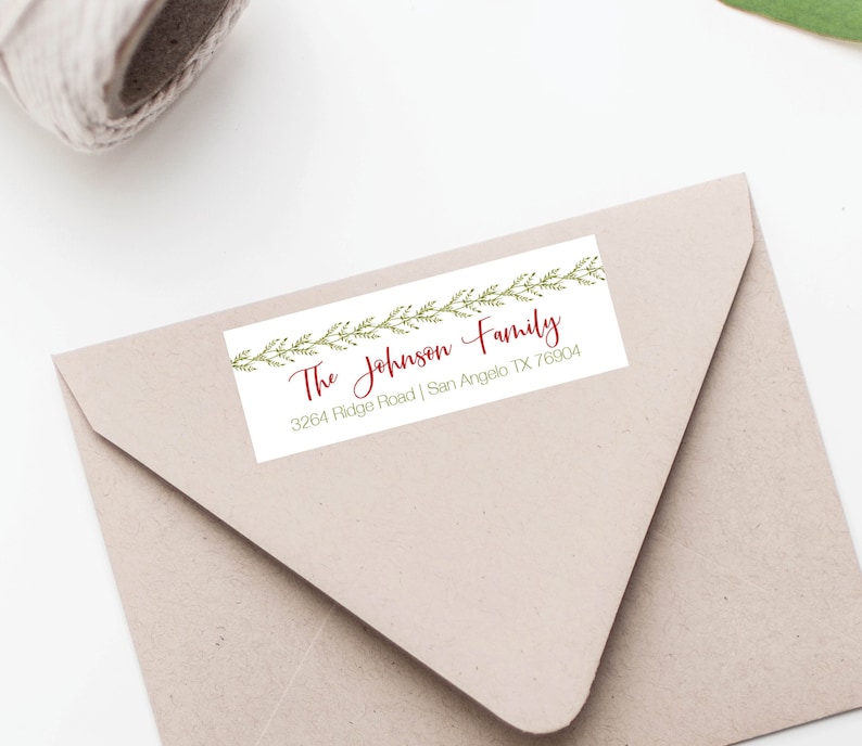 return address Christmas Return Address Labels Christmas address stickers return address label stickers