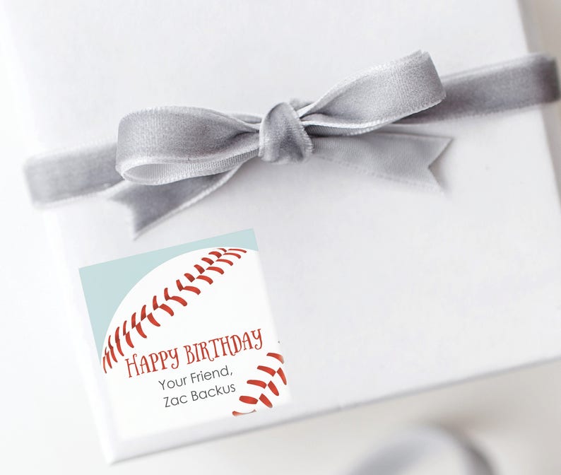 Birthday Gift Labels Gift Labels Kids Personalized Gift Etsy