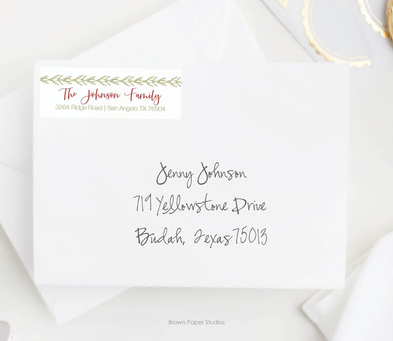 return address Christmas Return Address Labels Christmas address stickers return address label stickers