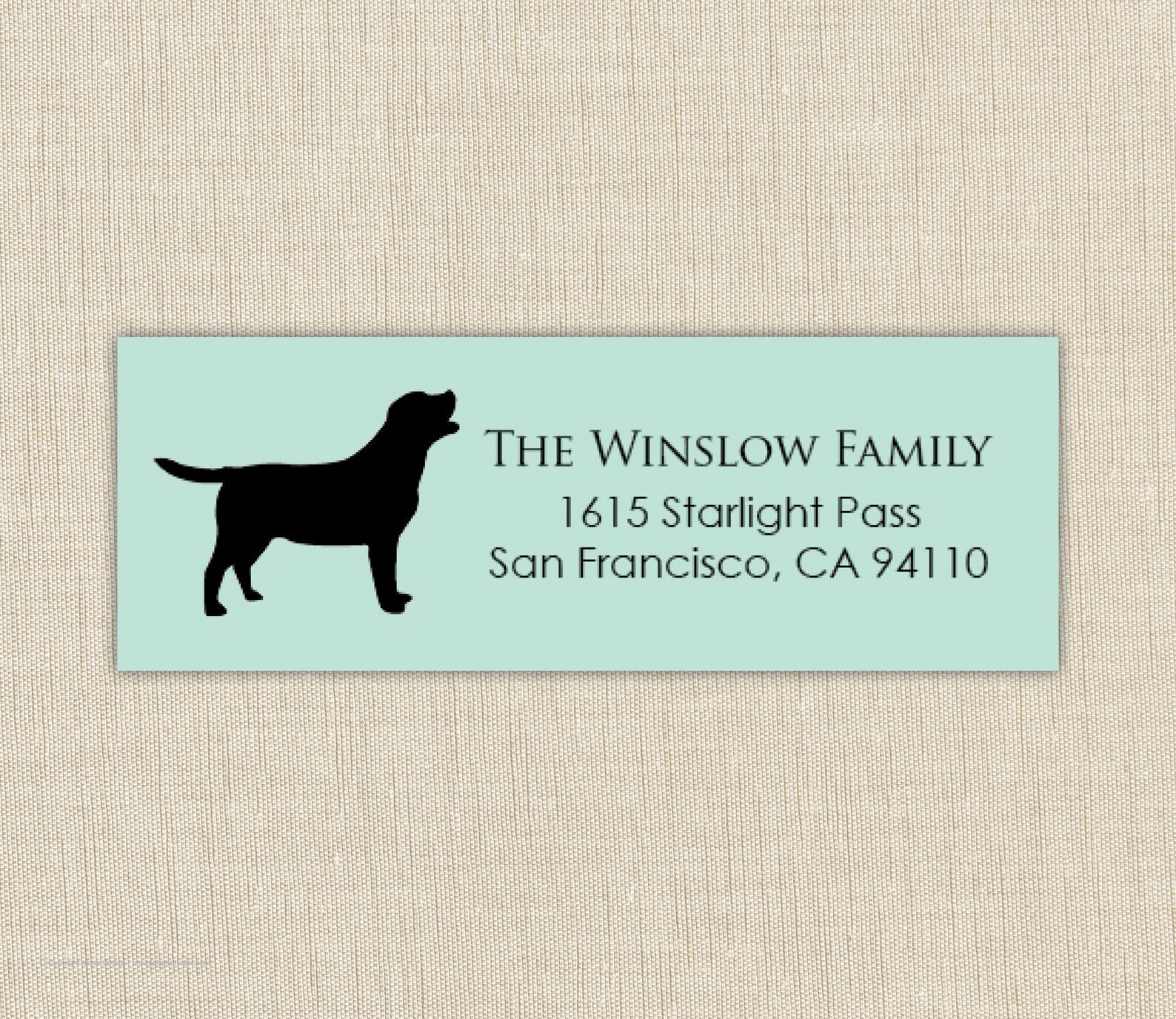 Dog Return Address Labels Return Address Stickers Return Etsy