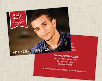 Graduation Announcement, Graduation Invitation, Modern Graduation Invitation, party, Printable Graduation Invitation