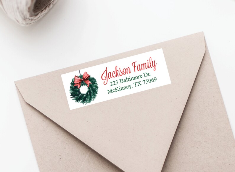 return address Christmas Return Address Labels Christmas address stickers return address label stickers