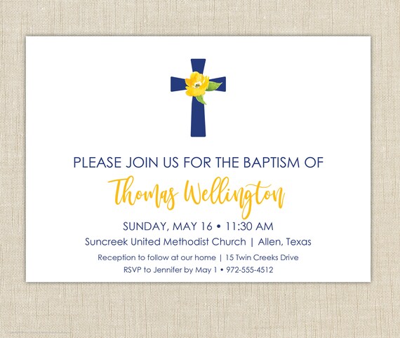 confirmation invitations boy 45