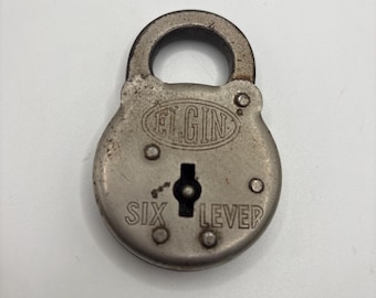 Elgin six lever padlock