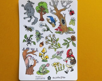 Sticker Sheet - Forest