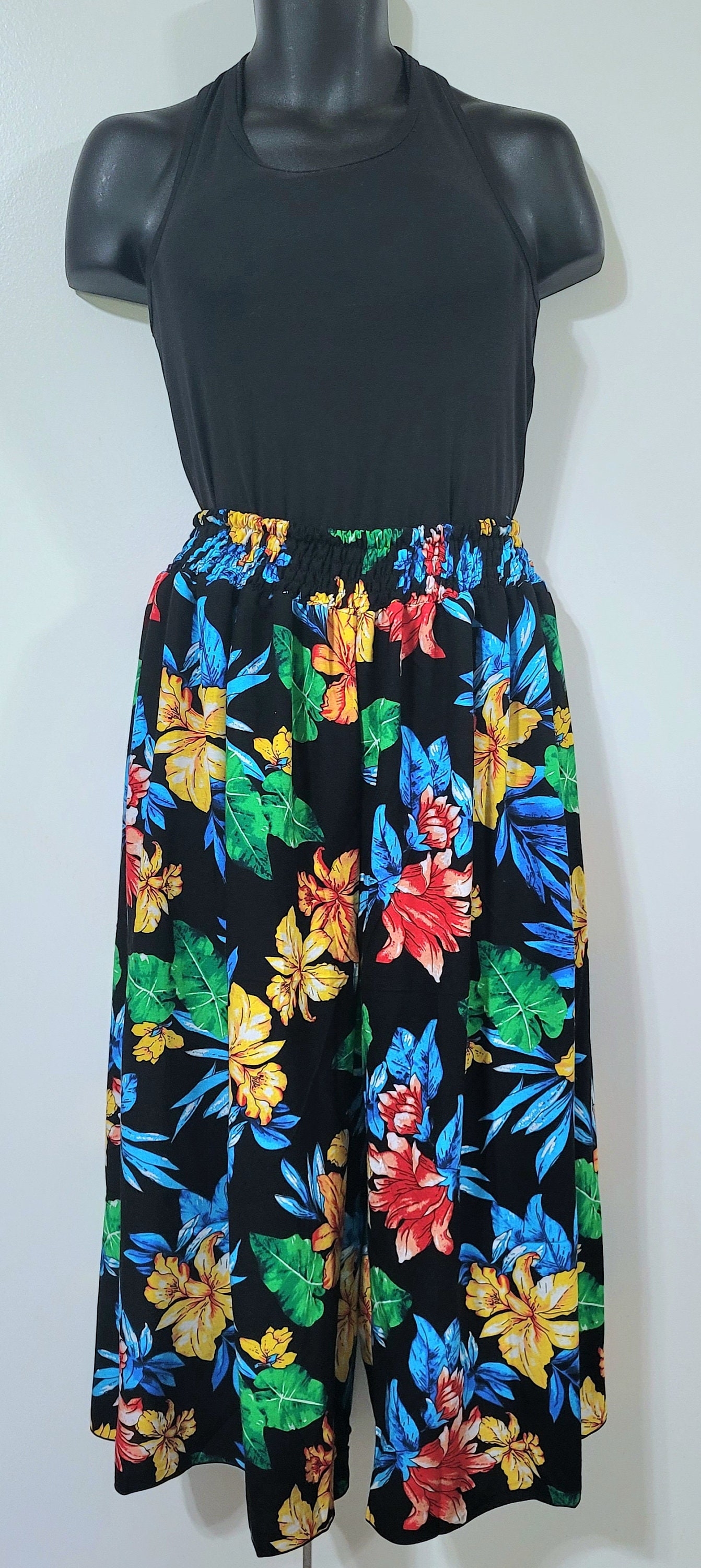 パンツ BUDSPOOL FIRE PATTERN HAWAIIAN PANTS Iconic 1988 Gecko Jungle Beach Pants - Black/Orange | Gecko