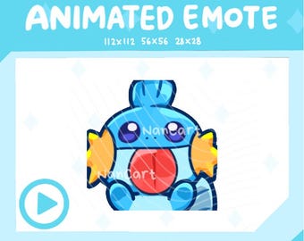 Emote animado de chibi adorable lamiendo / Chat de Twitch y Discord / Recursos para streaming