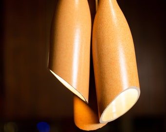 Aeolus Kroonluchter | 3-bulb hanglamp - Upcycled Porselein - Dimbare Moderne Hedendaagse Duurzame Verlichting