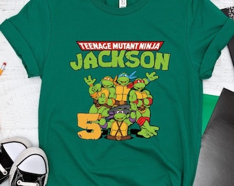 Teenage Mutant Ninja Turtles Birthday Family Matching Shirts