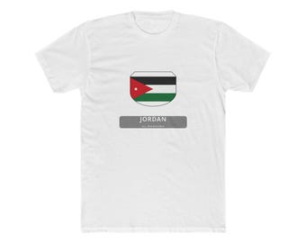 Jordan Soccer T-Shirt 2026 | World Cup 2026 Jordan T-Shirt | Al-Nashama Football Fan Gift | Jordan Pride