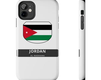 Jordan Soccer Phone Case 2026 | World Cup 2026 Jordan Phone Case | Al-Nashama Football Fan Gift | Jordan Pride