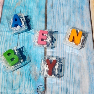 Personalized Crayon Names- Initials , Party Favors, Stocking Stuffers, Easter Basket - SOLID COLORS