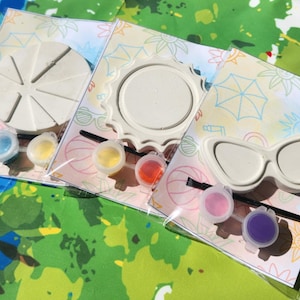 Beach Paint Plaster Kits – Fun DIY Party Favors for Kids - Pool Party Birthday Favors - Beach Theme Birthday Party