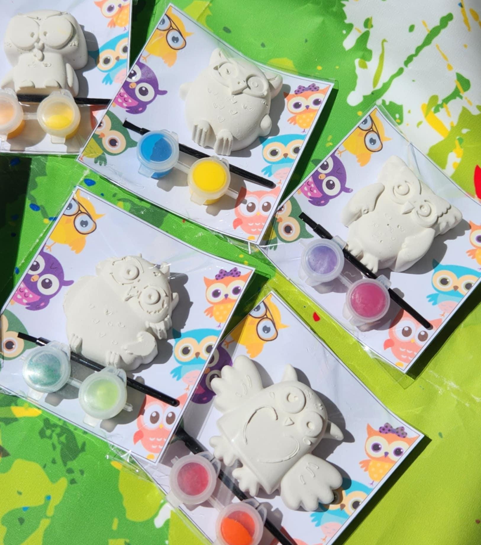 42 Creative Owl Crafts For Kids 16 Owl Paint Your Own Kit Owl Party Favors DIY Kids Craft Activity Take…