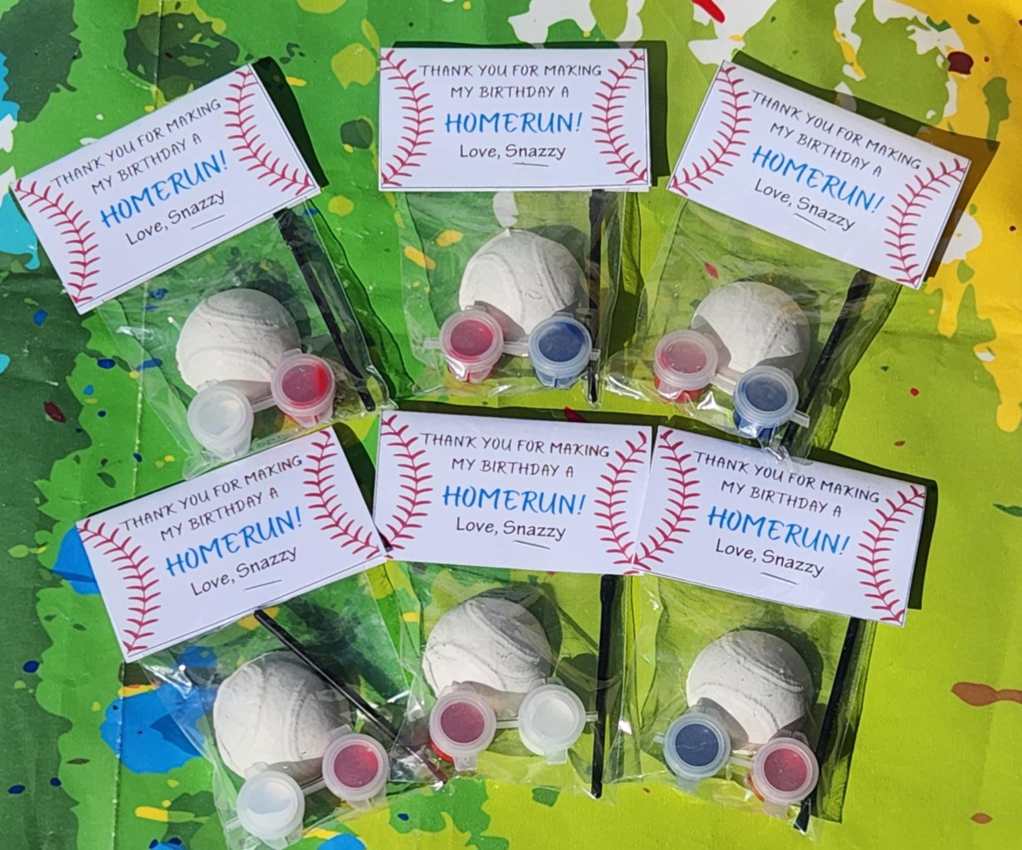Baseball Party Favor Sports Birthday Craft DIY Baseball Painting Kit…