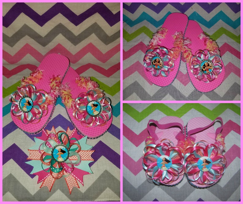 moana flip flops