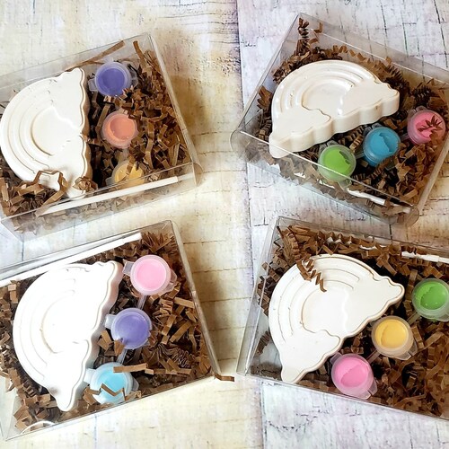 Doughnut Birthday Paint Your Own Kits Party Favors Crayon Etsy