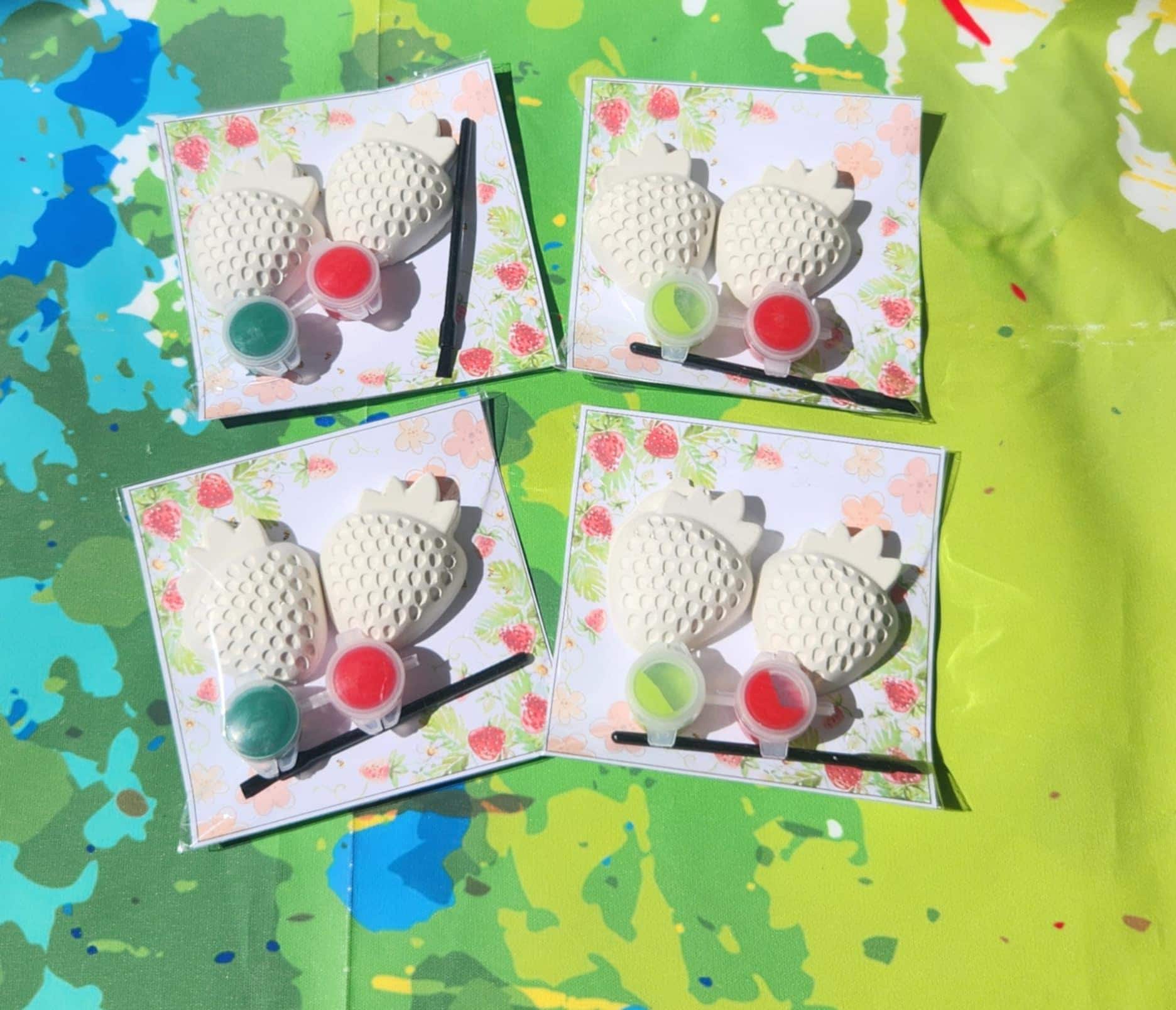 Strawberry Paint Your Own Kit, Strawberry Party Favor, Berry First…