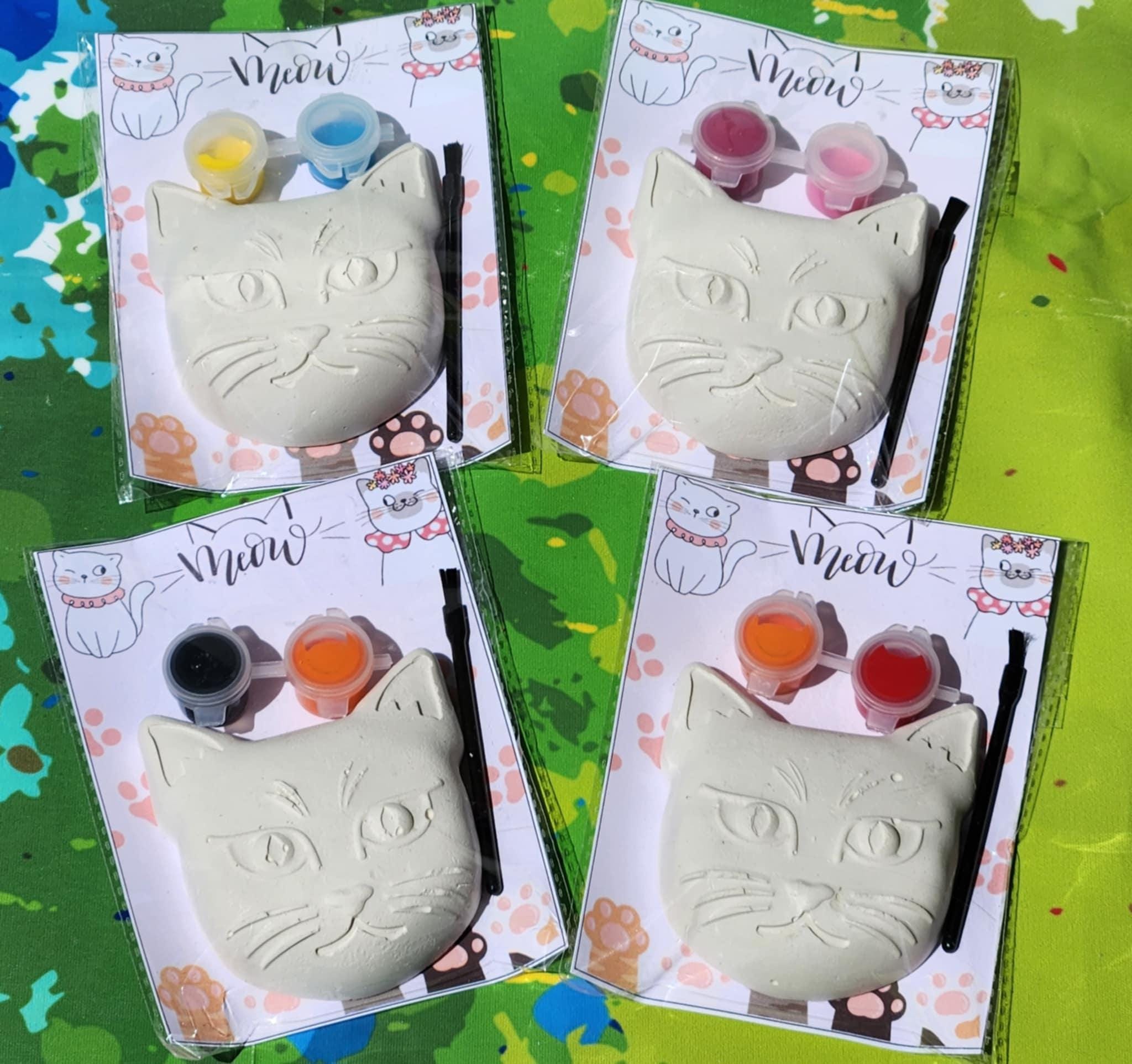 Kitty Cat Paint Kit: DIY Kids Craft, Party Favor