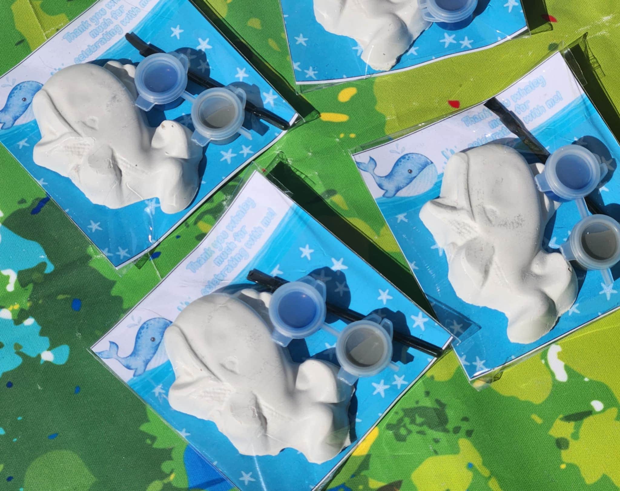 Whale Plaster Paint Kits for Kids Ocean Party Favor DIY Painting…