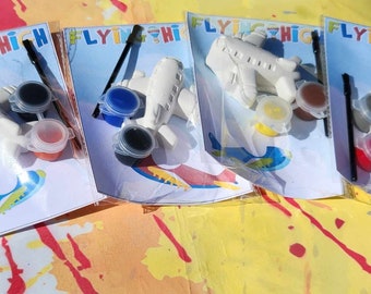 Airplane Paint Kits l Kids Art l Airplane Party Favors l Kids Gift l Airplane Party Gifts l  Thank you Gift l Goodie Bag Favors