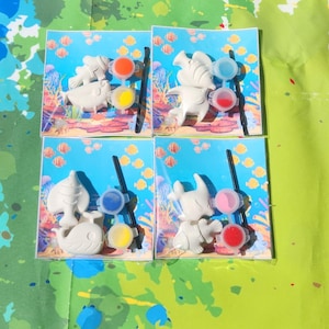 Ocean Themed Paint Kits l Kids Art l DIY painting l Under the Sea Birthday l Fish Party l Party Favors