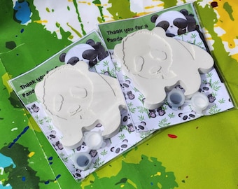 Panda Plaster Paint Kits l Panda party Favors| Cute Kids Art Activity | DIY Painting Party Favors | Panda Birthday Craft l Panda Gifts