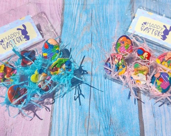 Easter Basket Gift l Kids Easter Gift l 6 Easter Crayons in Carton l Toddler Crayons l Easter Coloring l Easter Crayons l Bunny Crayon